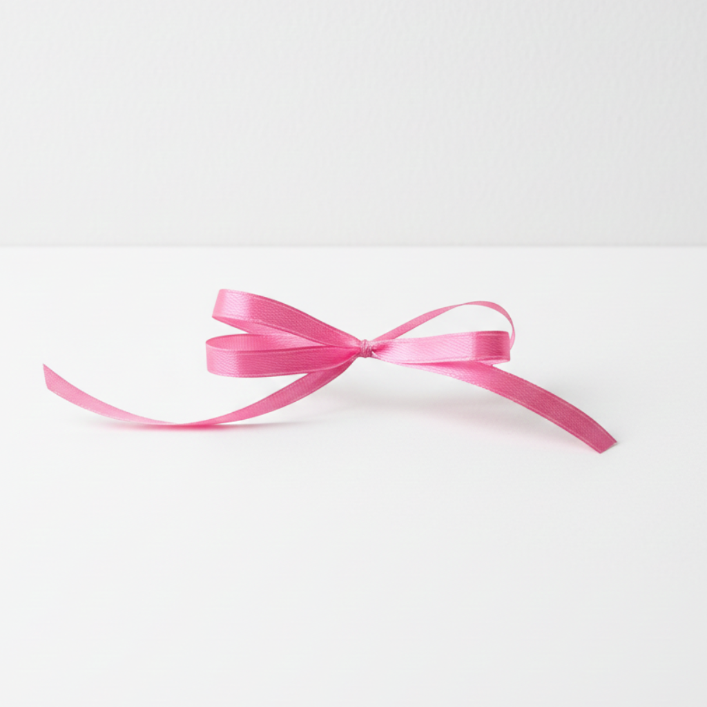 Saténová stuha neonově růžová